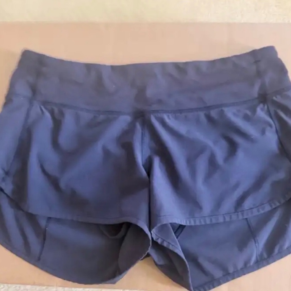 Lululemon Athletica Dark Blue Athletic Shorts